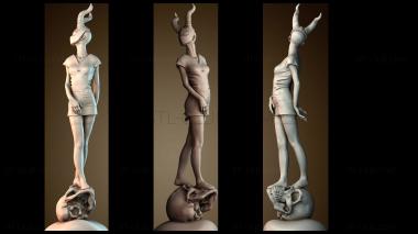 3D модель Девушка дьявол (STL)