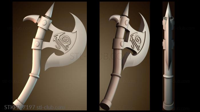 Статуэтки упрощенные Фэнтезийный боевой топор