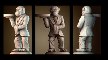 3D модель Обезьяна (STL)