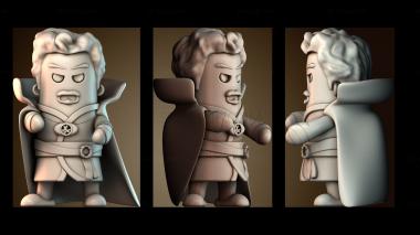 3D модель Мини Доктор Стрэндж (STL)