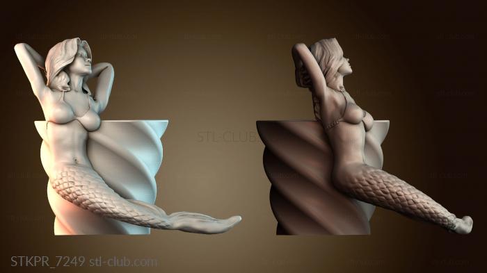 Статуэтки упрощенные Дизайн скульптуры русалки