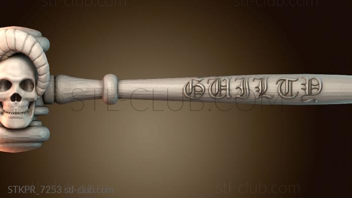 Статуэтки упрощенные Молоток с черепом