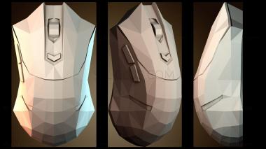 3D модель Геометрическая компьютерная мышь (STL)