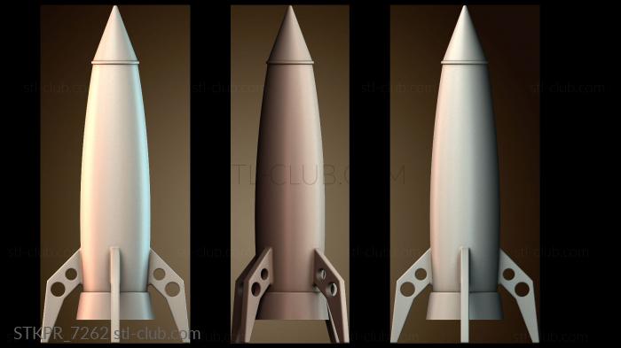 Статуэтки упрощенные Ракетный дизайн