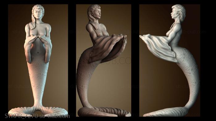 Статуэтки упрощенные Подставка «Русалка»