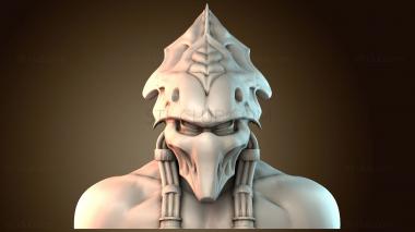 3D модель Бюст протоссов (STL)