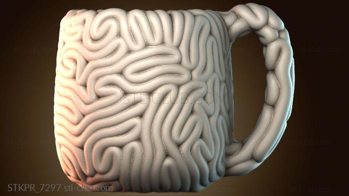 Статуэтки упрощенные Дизайн кружки Braincookie