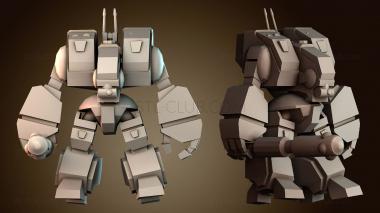 3D модель Робот бронемеханик (STL)