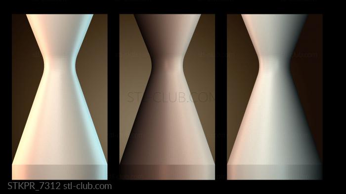 Статуэтки упрощенные Элегантная форма песочных часов