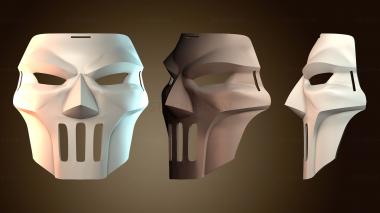 3D модель Дизайн лица в маске (STL)