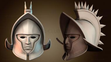 3D модель Дизайн рыцарского шлема (STL)