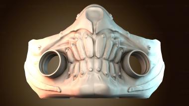 3D модель Дизайн скульптурной маски (STL)