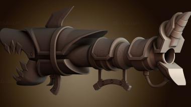 3D модель Абстрактный дизайн оружия (STL)