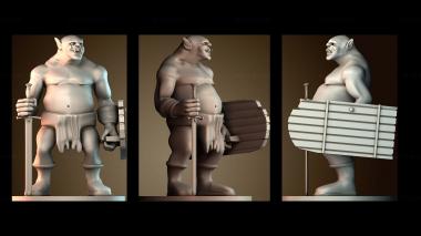 3D модель Гарг и Мунслисер (STL)