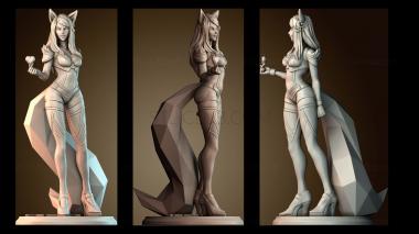 3D модель Мисс Ари (STL)