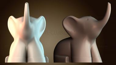 3D модель Дизайн фигурки слона (STL)
