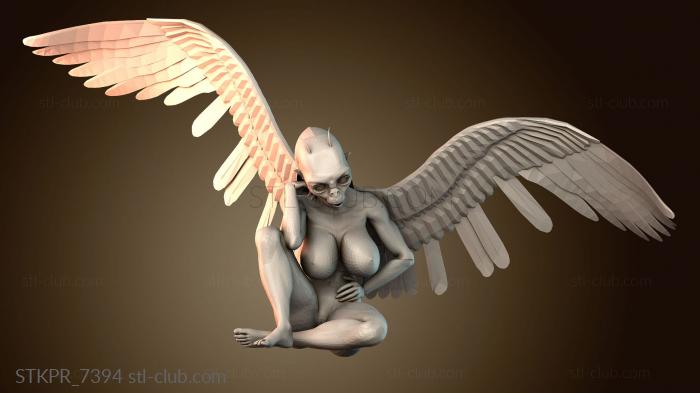 Статуэтки упрощенные Ангел странный