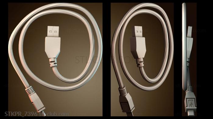 Статуэтки упрощенные Подключение USB кабеля