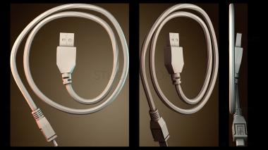 3D модель Подключение USB кабеля (STL)