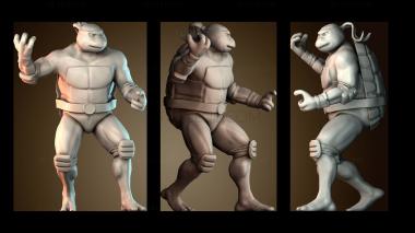 3D модель Черепашки ниндзя (STL)