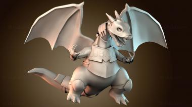 3D модель Огненный дракон (STL)