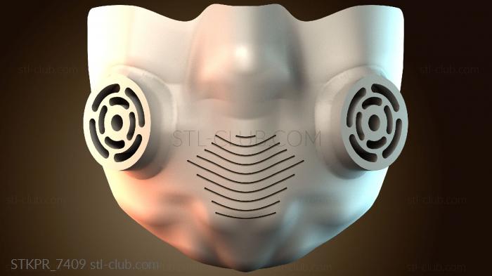 Статуэтки упрощенные Защитная маска для лица