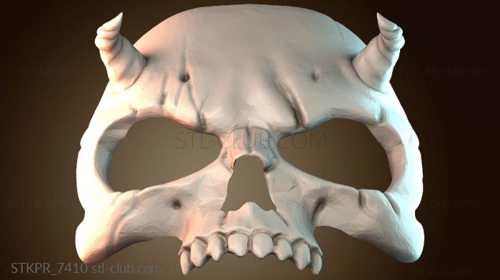 Статуэтки упрощенные Дизайн рогатого черепа