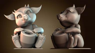 3D модель Милое сказочное существо (STL)