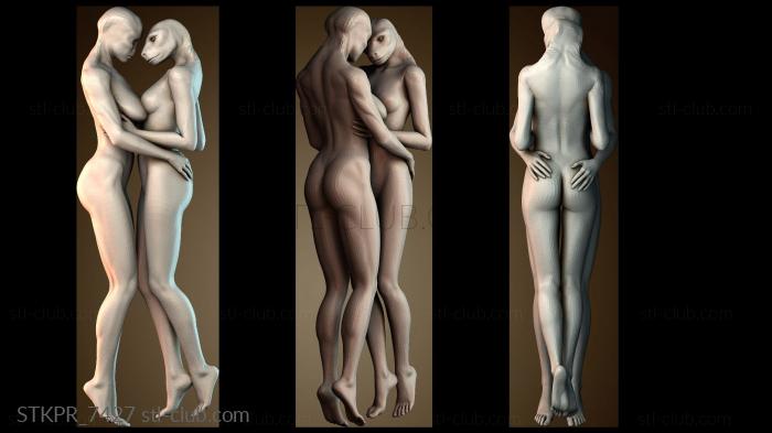 Статуэтки упрощенные Инопланетянка