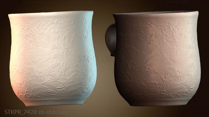 Статуэтки упрощенные Декоративная керамическая ваза