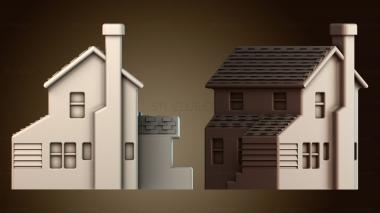 3D модель Стилизованный дизайн дома (STL)