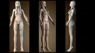 3D модель женский эксперимент (STL)