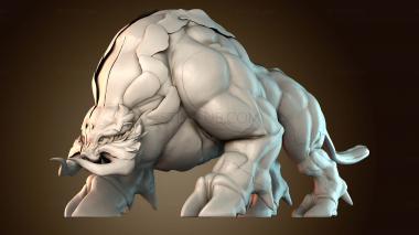 3D модель Зверь Ганон (STL)