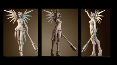 3D модель Мисс Мерси на стенде (STL)