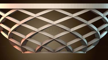 3D модель Декоративная миска решетка (STL)