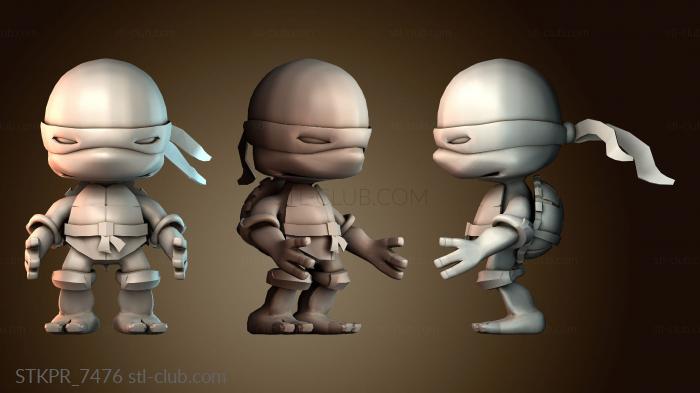 Статуэтки упрощенные Черепашки ниндзя