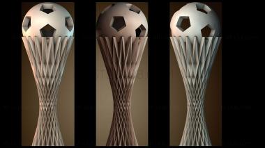 3D модель Дизайн футбольного трофея (STL)