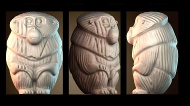 3D модель Талисман обезьяны Кубо (STL)