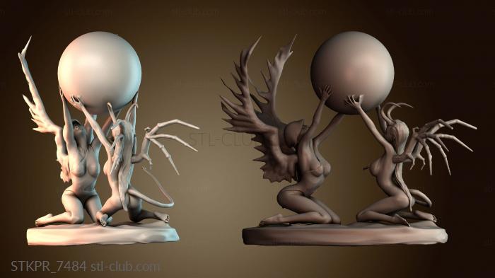 Статуэтки упрощенные Злой ангел