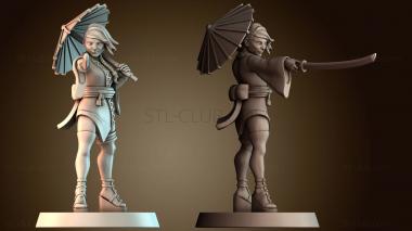 3D модель Мисс куноичи (STL)