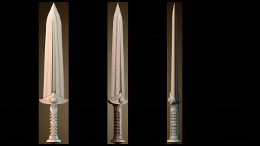 3D модель Дизайн древнего меча (STL)