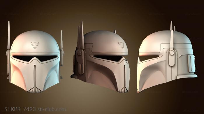 Статуэтки упрощенные Шлем охотника за головами