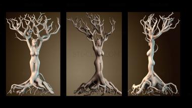 3D модель Скульптура Богини Дерева (STL)