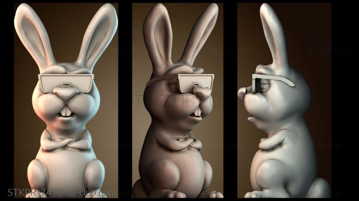 Статуэтки упрощенные Пасхальный кролик