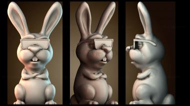 3D модель Пасхальный кролик (STL)