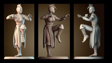 3D модель Мистер монах панк (STL)