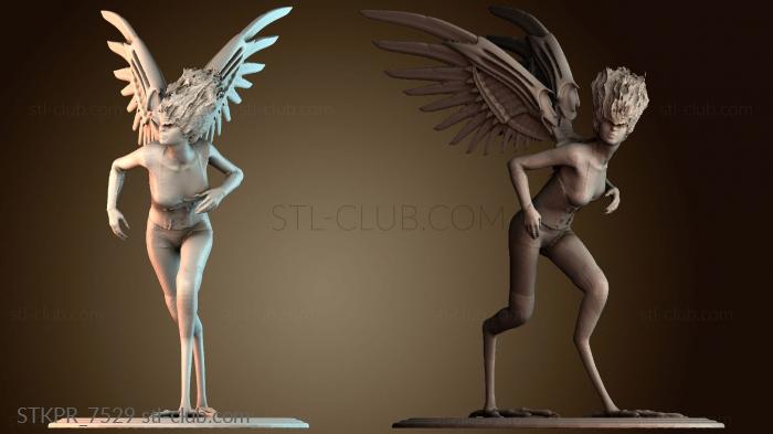 Статуэтки упрощенные Женщина птица