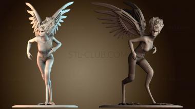 3D модель Женщина птица (STL)