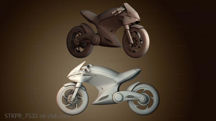 Статуэтки упрощенные Футуристический велосипед