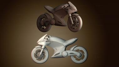 3D модель Футуристический велосипед (STL)